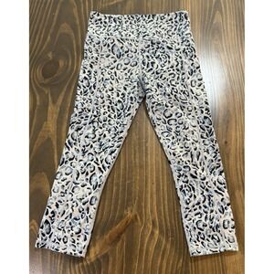 OUGES Leggings Womens Leopard Print High Rise Stretch Athletic Yoga Pants